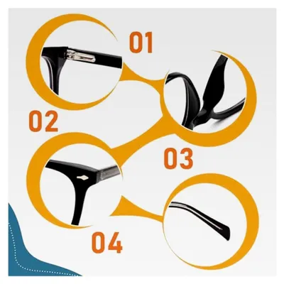 Produktbild von Lesebrille mit Blaulichtfilter und Sehstärke für klare Sicht, komfortabel und langlebig