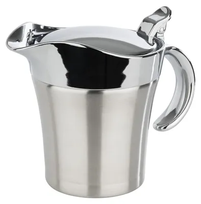 Doppelwandige Saucenschale mit Deckel, 0,4 l, Edelstahl