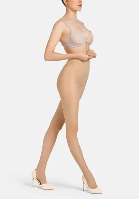 Produktbild von Camano Strumpfhose 4er-Pack mit verstärkter Ferse alabaster 44-46