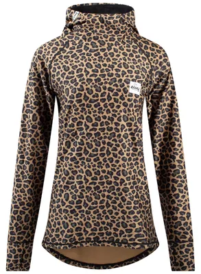 Produktbild von Eivy Damen Icecold Hood Top Yoga Shirt, Leopard, S EU