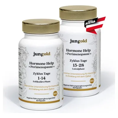 Produktbild von jungold Hormone Help Natural Balance – Pflanzliche Hormonunterstützung – 120 vegane Kapseln