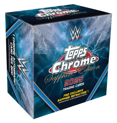 Produktbild von 2025 Topps Chrome® Sapphire WWE - Hobby Box