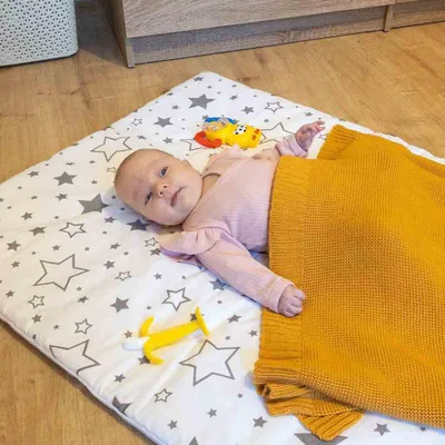 Obrázok produktu pre Bambusová pletená deka NEW BABY 100x80 cm horčicová