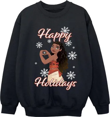 Obrázok produktu pre Moana - "Happy" mikina pre dievčatá - Vianoce BI53820 (140-146) (Black)