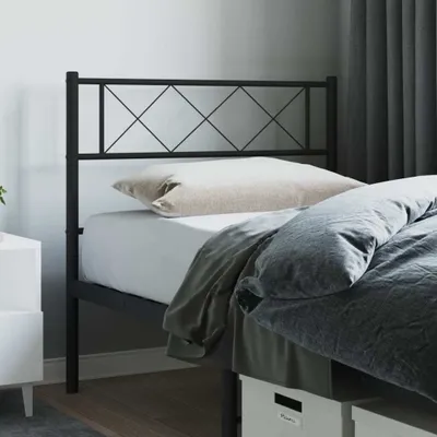 Produktbild von Möbel Kopfteil Metall Schwarz 90 cm - Kopfteile 372305