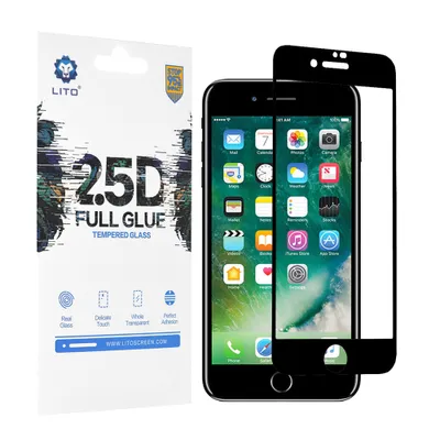 Obrázok produktu pre Lito 2.5D FullGlue tvrdené sklo - iPhone 7 Plus / 8 Plus - čierne