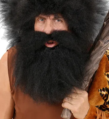 Produktbild von Vollbart mit Schnurrbart (schwarz)