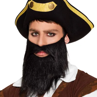 Produktbild von Schwarzer Piraten Bart