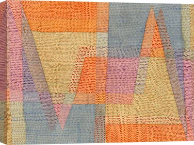 Productafbeelding van Kunstafdruk op canvas van Paul Klee, "Het licht en de scherpte", 1935 - 120x90 cm