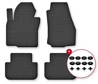Zdjęcie produktu dla Dywaniki korytkowe do: Mitsubishi Pajero II 1991-1999 4 szt. ze stoperami