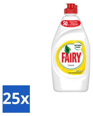 Produktbild von 25 x Fairy Spülmittel Zitrone 450 ml - Vorteilspackung - 25 Stücke
