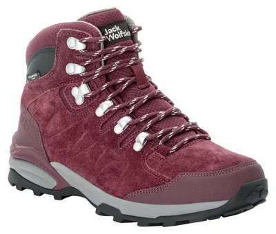 Produktbild von Jack Wolfskin Refugio Tex. Mid W Wanderschuh Rot in Gr. 39