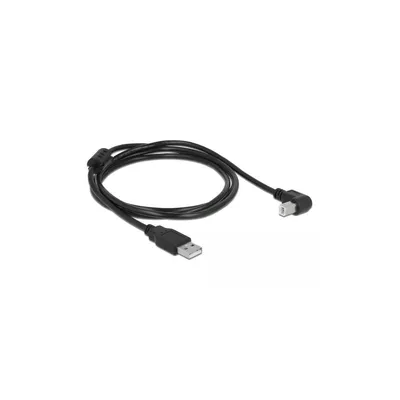 Immagine prodotto di DELOCK Kabel USB-A 2.0 ST > USB-B 2.0 ST gewinkelt 1,5m SW