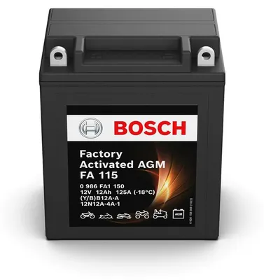 Produktbild von BOSCH Starterbatterie 12V 12Ah 125A/EN Motorrad Batterie