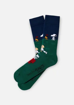 Produktbild von BeSocks Bio-Baumwollsocken - Snoopy Freunde, Farbe grün blau, Größe 36-40