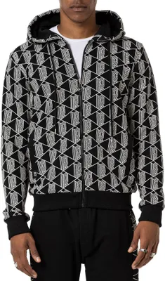 Produktbild von Red Bridge Herren Kapuzenpullover mit Reißverschluss Zip Hoody Schwarz XL