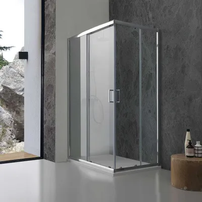 Immagine prodotto di Box doccia 70x90 cm angolare cristallo trasparente | Giada