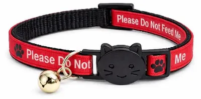 Imagen del producto de Collar para gatos con cascabel, hebilla de seguridad que se abre fácilmente, ajustable, para gatos