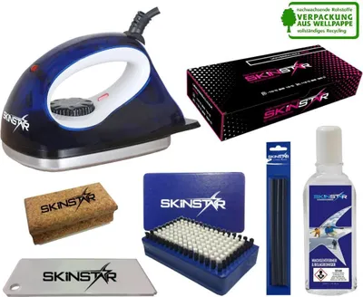 Image de SKINSTAR Skiwax Starter Set ALL IN ONE Performance Skiwax 7-pièces blue - Offres de set : Kit de démarrage 7 pièces