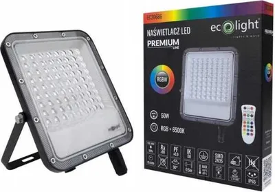 Obrázok produktu pre Ekologické Svetlo Dekoratívne Led Svetlomety Farba Rgbw S Diaľkovým Ovládaním 50W Ip65