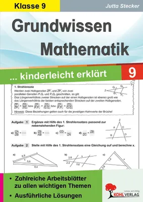 Produktbild von Grundwissen Mathematik / Klasse 9