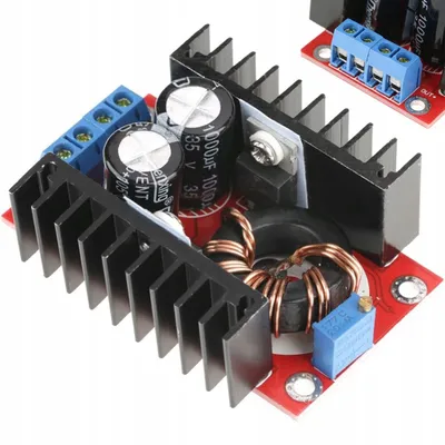 Produktbild von Rosfix DC-DC Wandler 150W 10A – Step-Up Spannungsregler 12–32V | Hohe Effizienz >94% | Kompakt | Für LED, Arduino, DIY