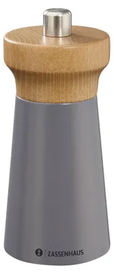 Obrázek produktu pro Mlýnek na pepř WESTERLAND, 12 cm, granitově šedý - buk, Zassenhaus