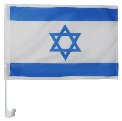 Produktbild von AZ FLAG Autofahne Israel 45x30 cm Israelische Mesh-Polyester Saugnapf