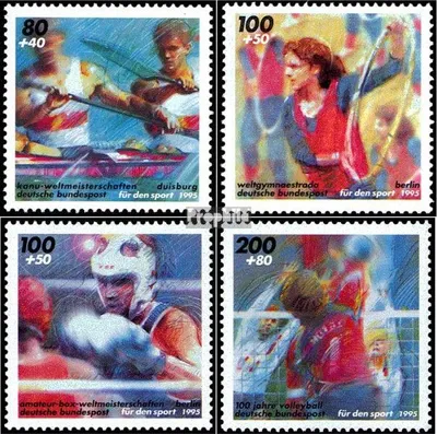 Produktbild von Briefmarken BRD (BR.Deutschland) 1995 Mi 1777-1780 (kompl.Ausgabe) postfrisch Sporthilfe