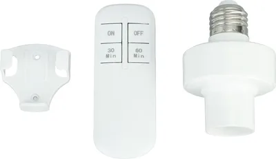 Obrázok produktu pre Diaľkovo ovládaná pätica žiarovky s diaľkovým ovládaním pre žiarovky E27, 220 V