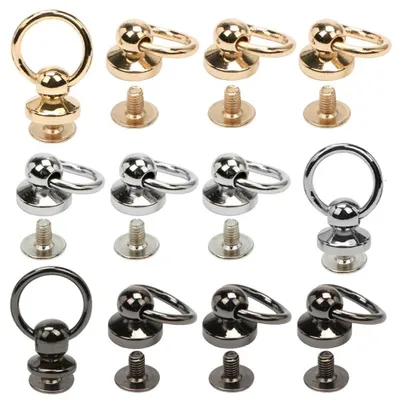 Imagen del producto de Solidchoice - Juego de 90 remaches de cuero para manualidades, en 3 colores