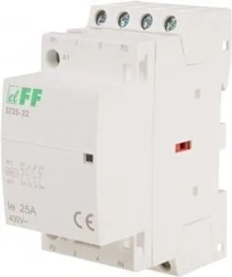 Immagine prodotto di Contattore modulare 25A 2×NO+2×NC 230V AC ST25-22 F&F
