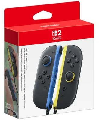 Immagine prodotto di Coppia di controller Joy-Con 2, colore blu e giallo chiaro, per Nintendo Switch 2