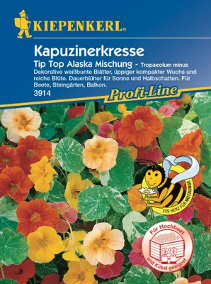Produktbild von Kapuzinerkresse Tip Top Alaska Mischung