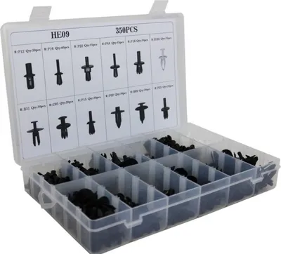 Image de Auto Clips Kit de fixation en plastique 350 pcs.