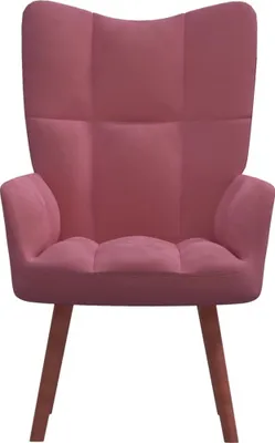 Produktbild von "Winterschlussverkauf "Einzelsessel moderne - CLORIS - Relaxsessel - Polstersessel Rosa Samt - 61,5 x 69 x 95,5 cm - NeuMöbel3106078