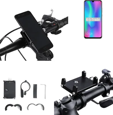 Produktbild von K-S-Trade Handyhalterung für das Fahrrad kompatibel mit Huawei Honor 10 Lite Halter Lenkstange Fahrradhalterung Motorrad Bike Mount Befestigung