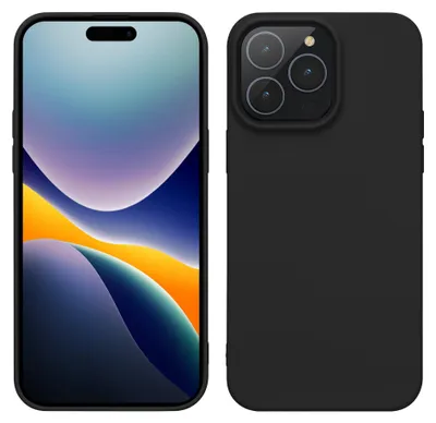 Produktbild von kwmobile Hülle für das iPhone 14 Pro Max Hülle - weiche und schlanke TPU Silikon Handyhülle - stoßabsorbierendes flexibles Case - kabelloses Laden -