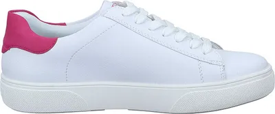 Produktbild von Remonte Damen Sneaker in Leder mit floralem Muster herausnehmbare Einlage D2J00, Größe:38 EU, Farbe:Weiß