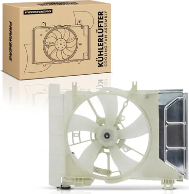 Immagine prodotto di Frankberg 1x radiatore motore ventola singola con telaio ventola radiatore Toyota Yaris P13 P9 1.0L anno dal 2005