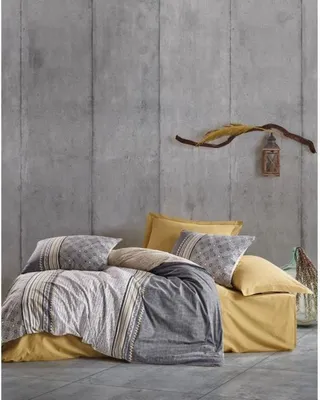 Produktbild von L'Essentiel Linge de Maison, Nedra - Beige, Bettwäschen, Grau, Baumwolle, 240 x 220 cm