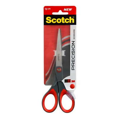 Immagine prodotto di Scotch® Scissors Forbici di precisione - lama in acciaio inox rosso - 18 cm 1 pezzo