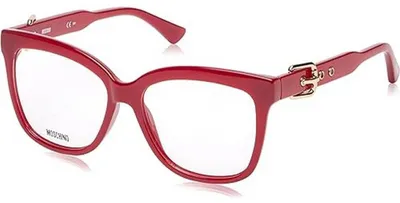 Immagine prodotto di Occhiali da vista Moschino Mos609 C9A/15, colore rosso, montatura in acetato, modello standard, misura 53