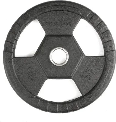 Image de Toorx Fitness Plaque de poids olympique en caoutchouc 50 mm - avec poignées - 15 kg