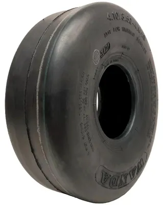 Zdjęcie produktu dla 4.10/3.50-4 Gładka opona do kosiarki typu slick, 4-warstwowa, bezdętkowa, wzór Journey P607, nośność 160 kg