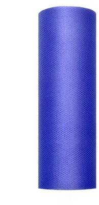 Imagen del producto de Mantel individual de tul | 9 metros x 15/30 cm. 9m x 30 cm. Color azul
