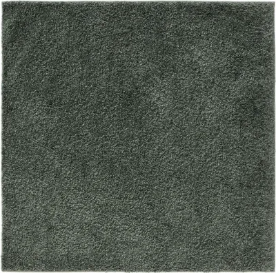 Produktbild von Interiyou Waschbarer Hochflorteppich Sofia Hellgrün 200x200 cm