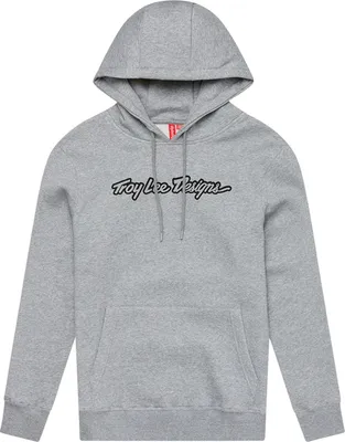 Image de Troy Lee Designs Signature Sweat à capuche Gris M Homme Gris M