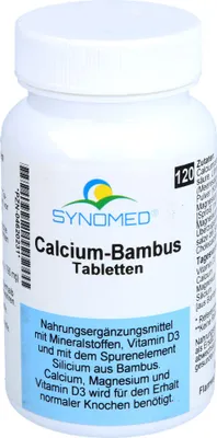 Image de SYNOMED Comprimés de bambou de calcium, 120 comprimés