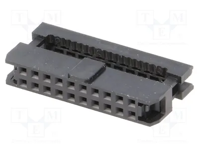 Productafbeelding van 1x Connector 1mm T826120A100CEU - Connector voor platte kabels, pin: 20, zacht